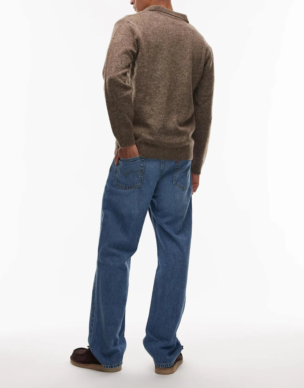 Levi's 565 loose straight lightweight jeans in mid wash