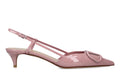 Valentino Garavani V Logo Slingback Pumps Rose Pink